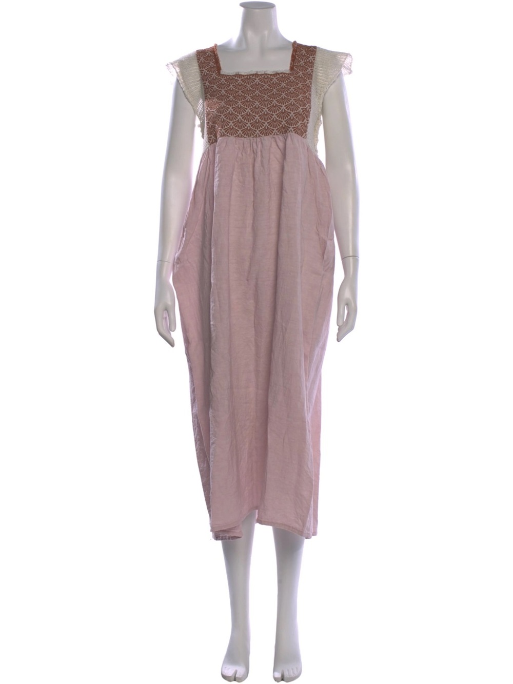 Nina Leuca  Linen tent Dress Purple size S